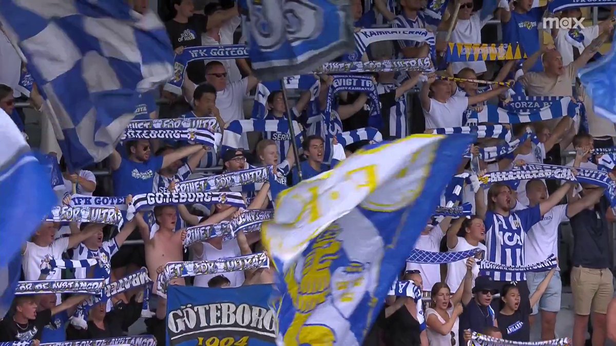 Inramningen på Gamla Ullevi inför avspark! 📲 Se IFK Göteborg - Västerås SK på Max och Kanal 5