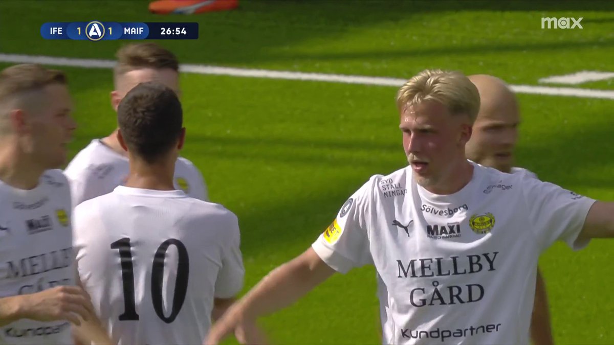 Det är kvitterat på Borås Arena! Elliot Stroud sätter dit 1-1! 🟡⚫ 📲 Se matchen på Max