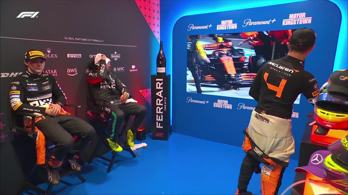 The top three review a hectic Hungarian Grand Prix 🎙