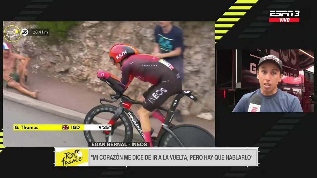 “Mentalmente ya estoy preparando el #TDF2025”, reveló Egan #Bernal a #ESPNCiclismo. 😳💪