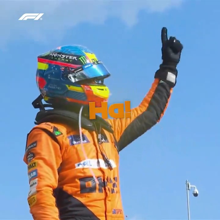 And across the line as a Grand Prix winner! 🧡 What a moment for Oscar Piastri 🇦🇺 #F1 #HungarianGP