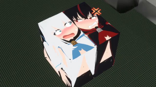 箱化、平面化アニメーション