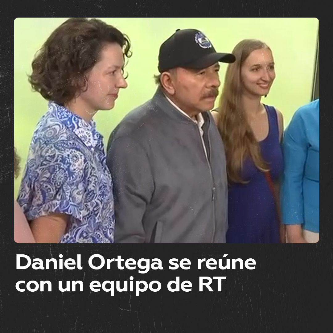 🇳🇮El presidente de Nicaragua, Daniel Ortega, se encontró con equipos de RT y de Sputnik este sábado, 20 de julio, en Managua, tras la celebración del 45.º aniversario de la Revolución Sandinista.