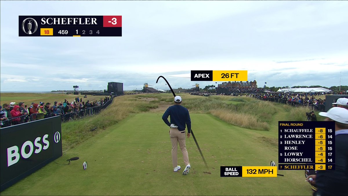 🗣️ "He's world number one folks" Scottie Scheffler has a mishap on the tee 😬