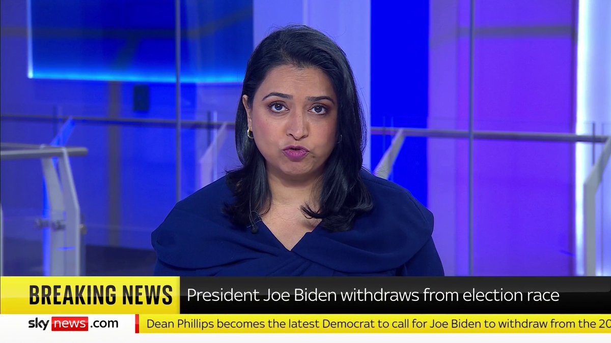 BREAKING: Joe Biden pulls out of 2024 US presidential race 📺 Sky 501, Virgin 602, Freeview 233 and YouTube