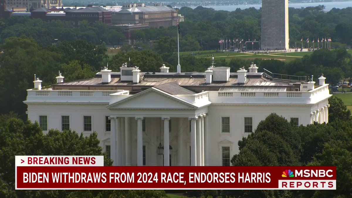 BREAKING: Donald Trump gave NBC News his reaction to President Biden dropping out of the race: "He should never have been there in the first place. He should have stayed in his basement."