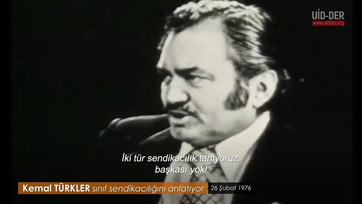 Kendini sendikacı sananlar, 2 dakika izleyin, artık anlamanız kaç yıl sürer bilmem, zaten dürüst sendikacılık yapanlara sözümüz yok tabii ki ..