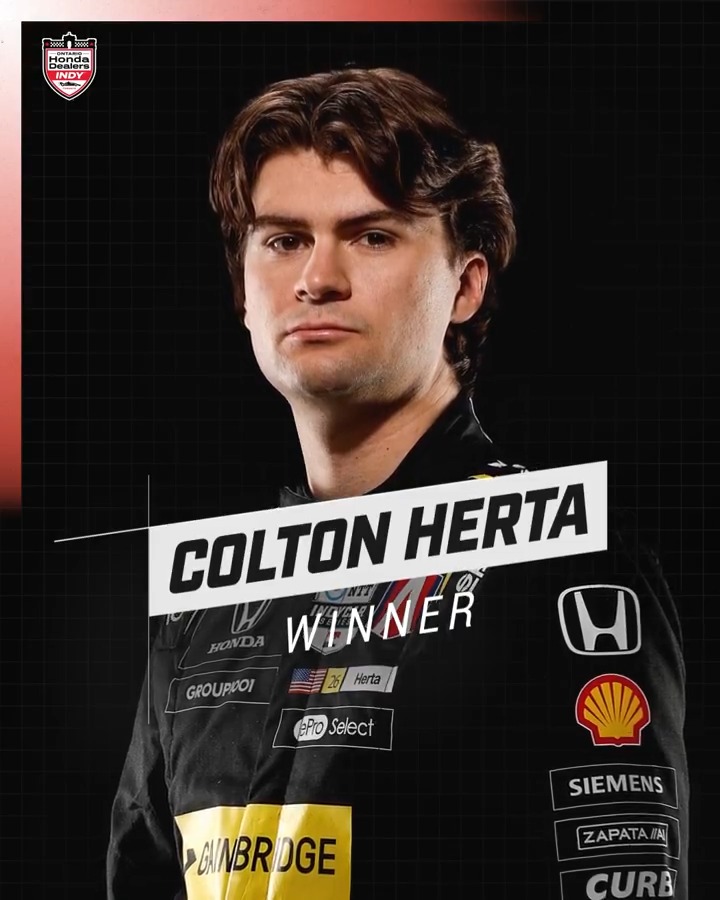 The drought is DONE! 🙌 Colton Herta wins the #IndyTO to sweep the weekend! #INDYCAR // Andretti INDYCAR & INDY NXT