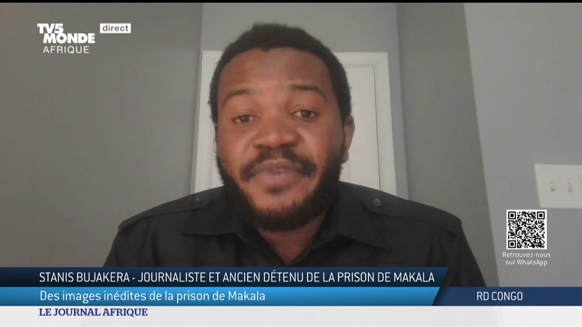 "Makala n'est plus une prison mais un centre de concentration" - Entretien avec Stanis Bujakera, journaliste congolais et ancien détenu à la prison centrale de #Makala, à #Kinshasa.