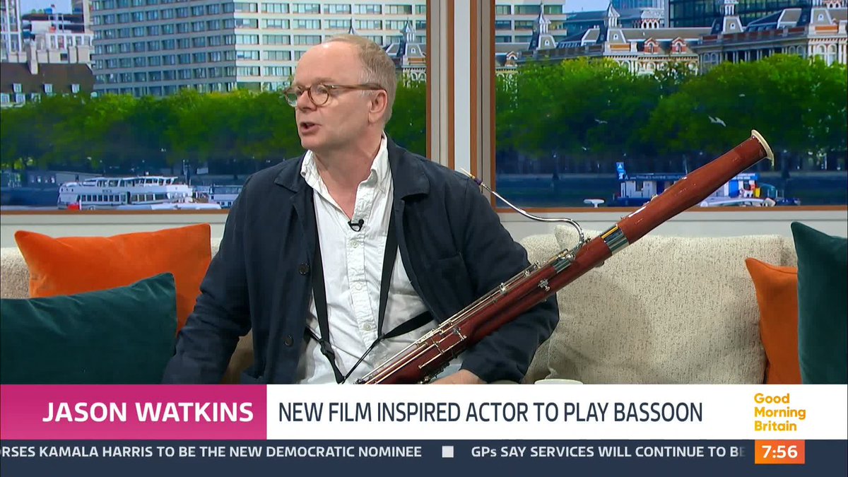 'I can't say I've mastered that bit yet... or any of it!' BAFTA-winning star Jason Watkins explains how his new film inspired him to start learning the bassoon!