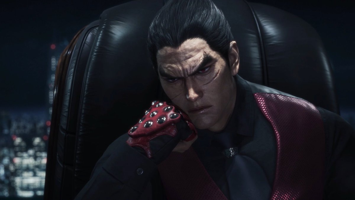 Kazuya watching the Heihachi announcement