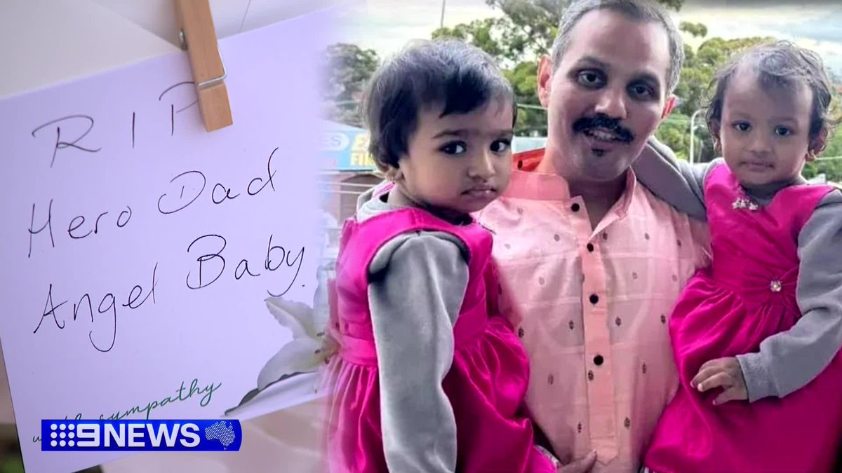 Sydney's Indian community is tonight coming together for a grieving mother and her surviving daughter after a fatal train accident at Carlton. Her husband hailed a hero after jumping onto the tracks to try and rescue his baby girls. #9News WATCH MORE: