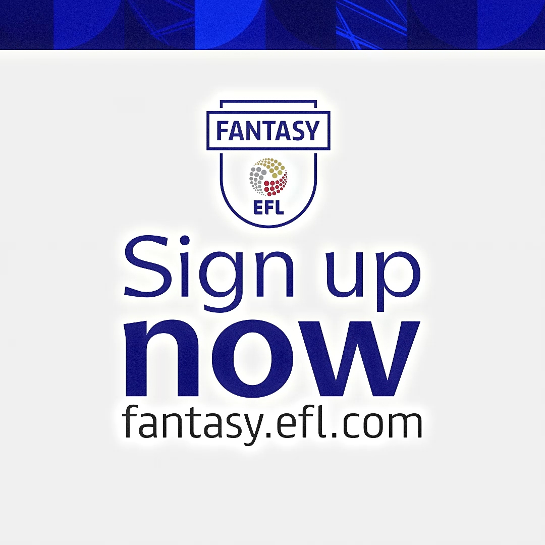 Fantasy EFL is LIVE! 🙌📱 Sign up today to begin building your team, and be in with a chance of winning two season tickets! T&amp;Cs apply. 🎟️ Visit or download the app now! #EFL | #FantasyEFL