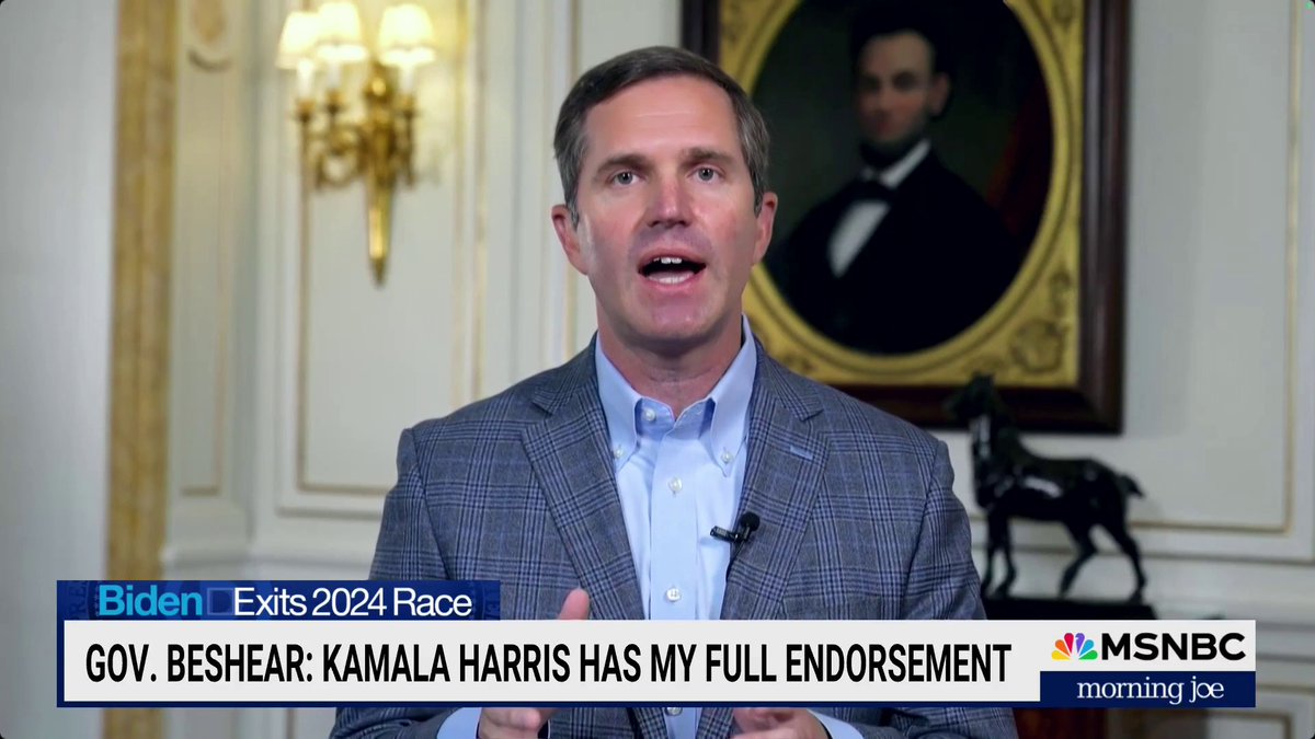 "I think if somebody calls you on that, what you do is at least listen. And I want the American people to know what a Kentuckian is and what they look like. Because let me just tell you that JD Vance ain't from here." — Governor Andy Beshear on the possibility of running for VP