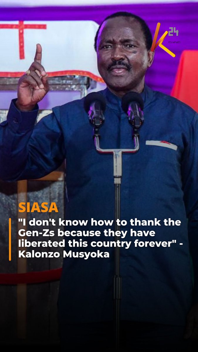 "This is not anarchy, it's constitutional, and I don't know how to thank the Gen-Zs because they have liberated this country forever" -Kalonzo Musyoka