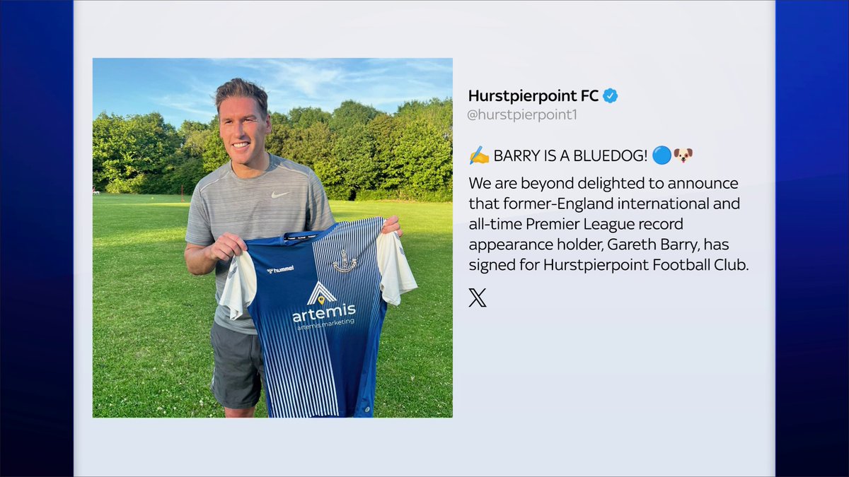 Gareth Barry has come out of retirement to play non-league football for Hurstpierpoint FC ⚽