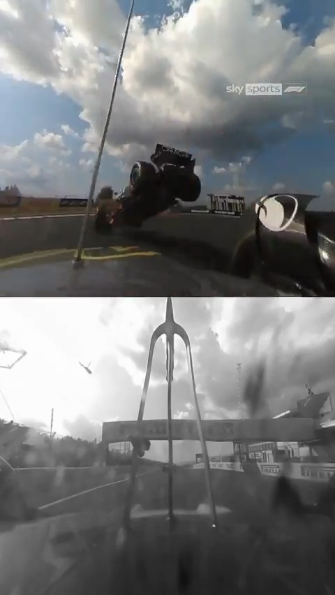 NEW onboard camera angles of Lewis Hamilton and Max Verstappen’s clash in Hungary 🎥💥