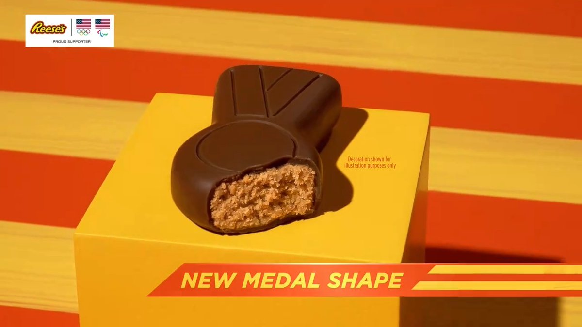 Reeses Candy #LegendvsNewcomer medal shape: You really can't lose! #ReesesMedals