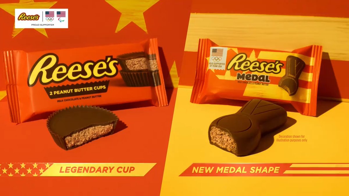 Reeses Candy #LegendvsNewcomer medal shape is a win-win for everyone! #ReesesMedals