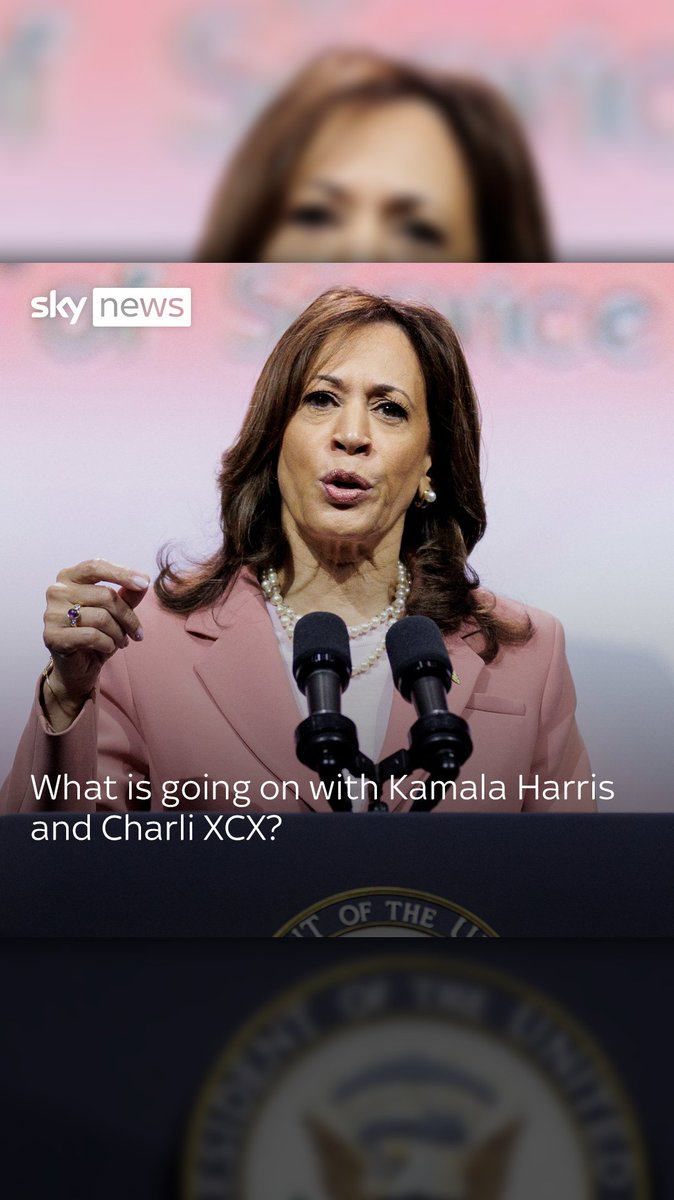 What is going on with Kamala Harris and Charli XCX? It looks like Kamala Harris, the US Vice President has launched her presidential campaign with a Charli XCX inspired 'BRAT' theme Read more: