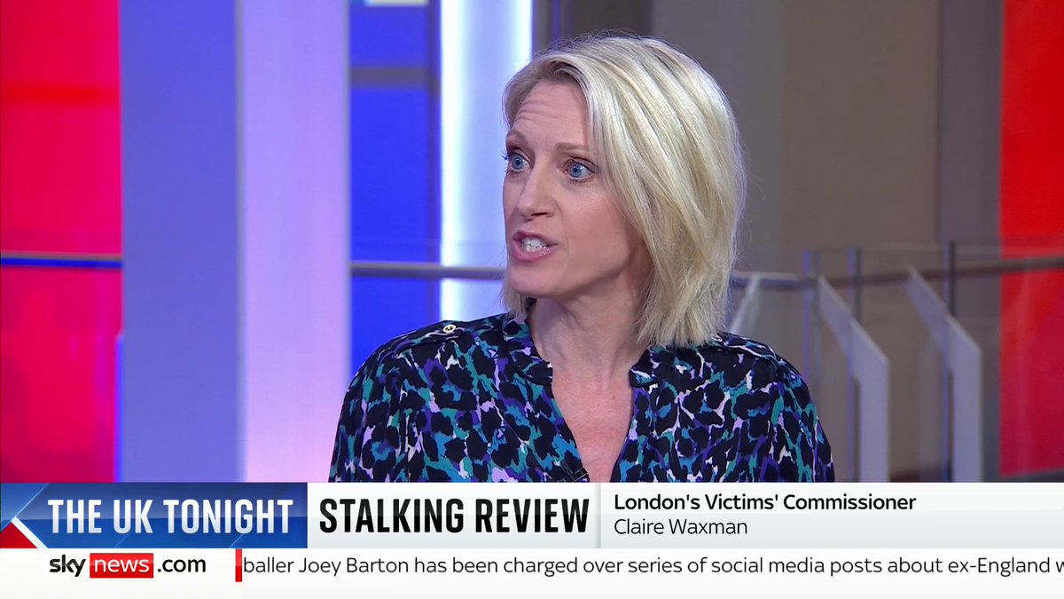 'We're seeing a lot of stalking behaviours being normalised and almost accepted, especially online' Victims’ Commissioner London tells Sarah-Jane Mee: 'It's really important we look at a national campaign, an awareness campaign to understand these stalking behaviours'