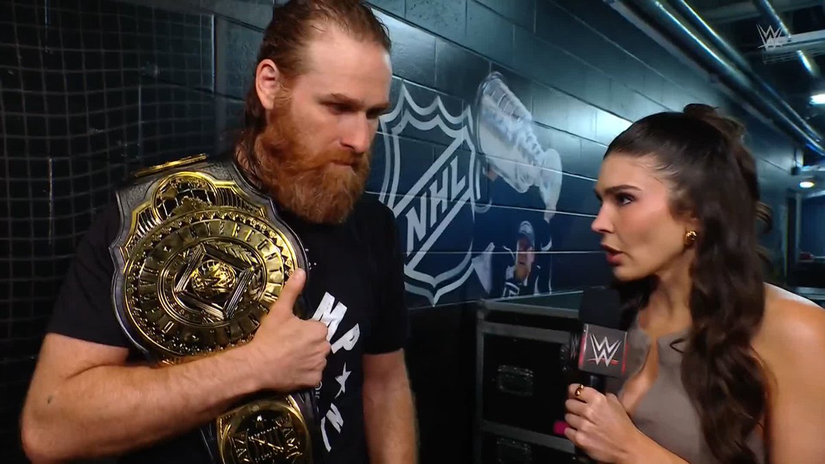 they beat the yeet out of him... #WWERaw
