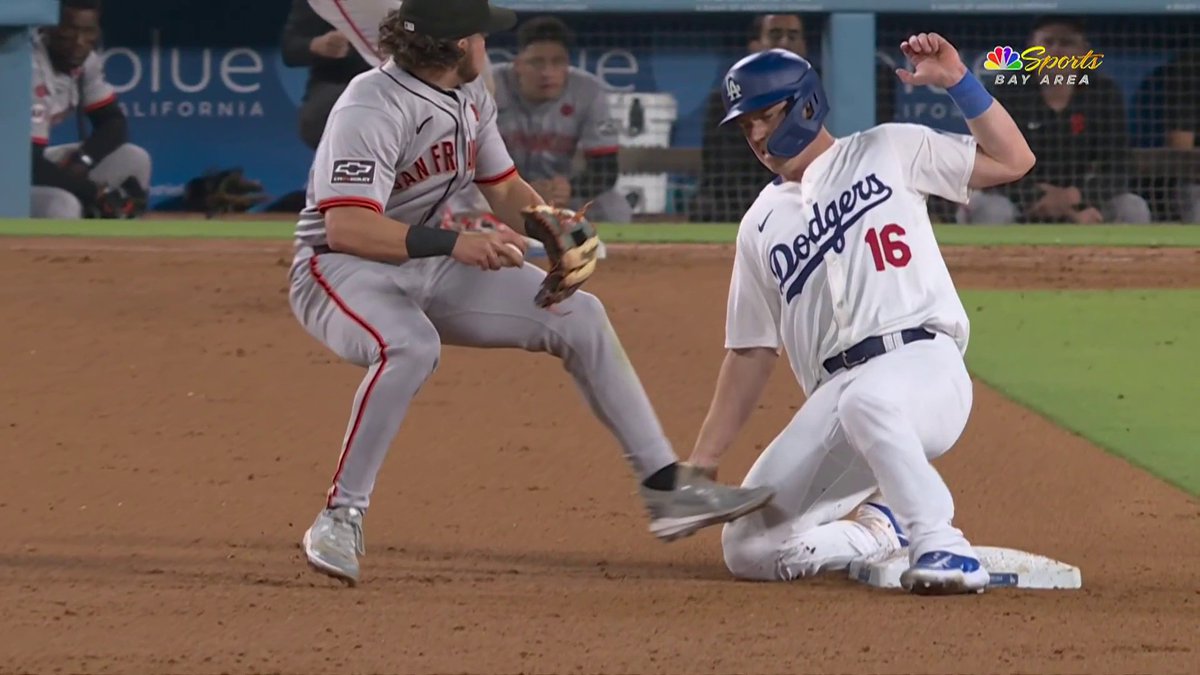 Umpires ruled Will Smith didn’t violate the slide rule on this play 🤔