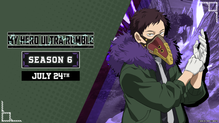 Destroy, rebuild, until the world is free of the “Hero Disease” in #MHUR Season 6 – coming 7/24! 💥 New Hero – Overhaul disassembles the opposition! 💥 New costumes – including “Strafe Panzer” for Bakugo – and more! Play FREE today: