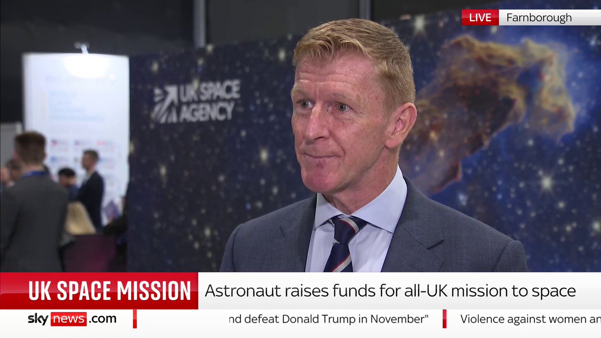 'An all-UK space mission is a fantastic opportunity.' Astronaut Tim Peake tells Sky's Thomas Moore that it will bring significant educational benefits to the UK science industry and be an 'inspiration for younger generation's. 📺 Sky 501 and YT