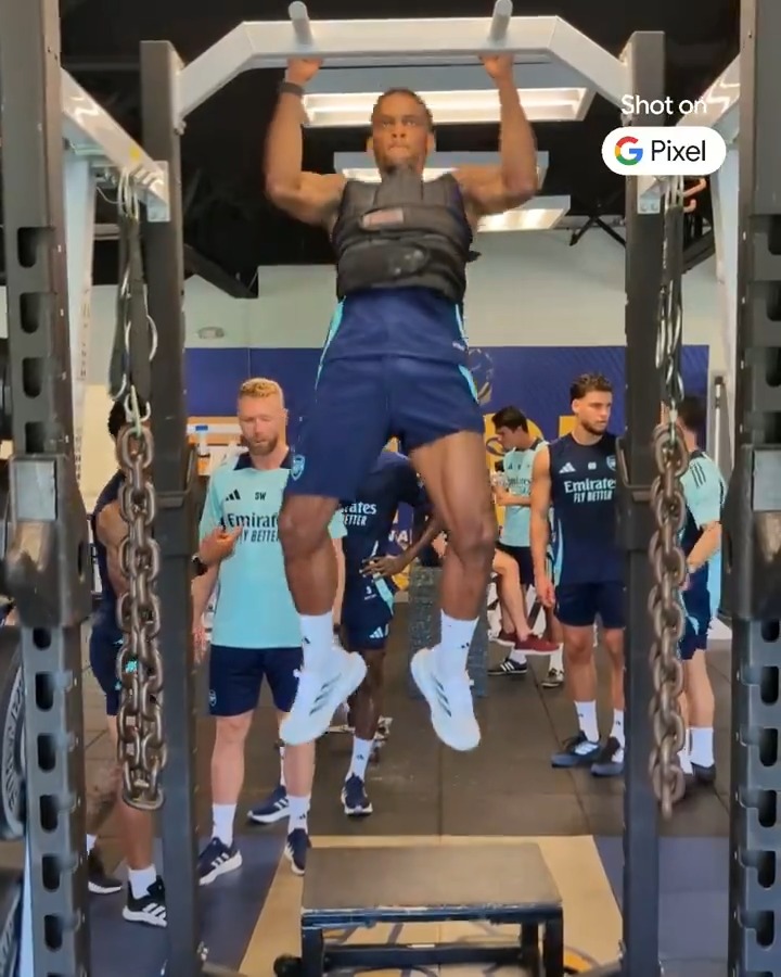 Big pre-season push 💪 Shot on Pixel 🤳