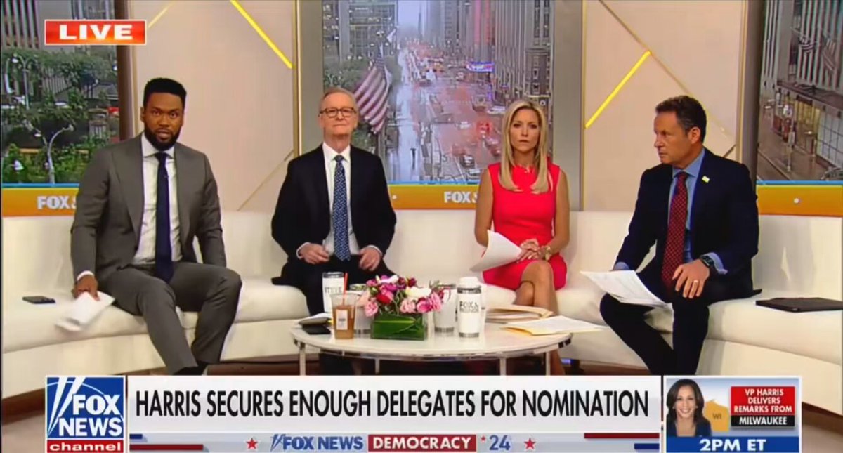 “This is insane!” Lara Trump has meltdown over Kamala Harris live on Fox News.