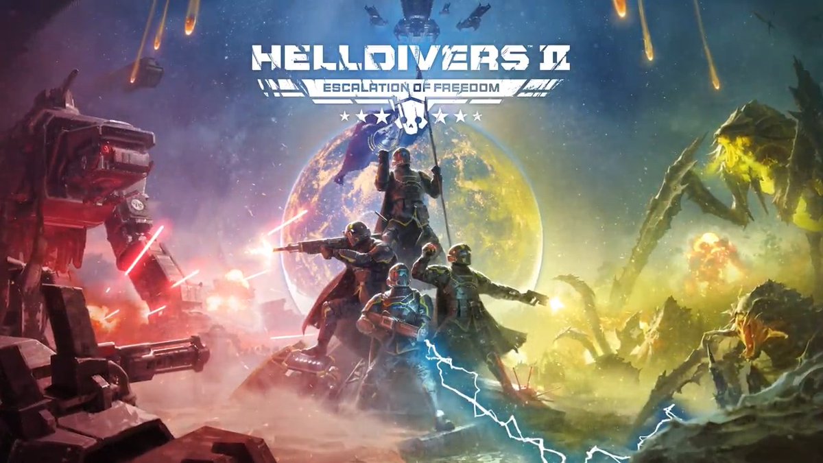 Do you have what it takes, Helldiver? The Escalation of Freedom Major Update begins on August 6, featuring: • Difficulty Level 10 • New mission objectives • Bigger enemy outposts • New Bugs and Bots • New environmental hazards Full briefing: