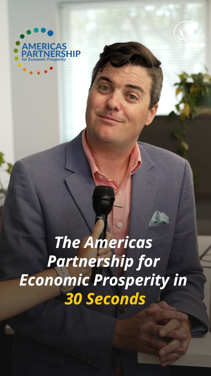 What’s #AmericasPartnership for Economic Prosperity? It does a lot to keep the Americas competitive in business and commerce. We explain how — in 30 seconds.