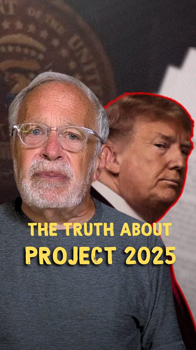 Trump wants you to believe he has nothing to do with Project 2025. Nonsense! He IS Project 2025.