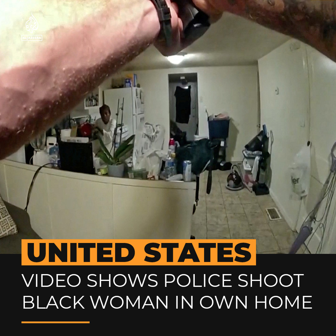 US police have released bodycam video showing the shooting of unarmed Black woman Sonya Massey by officers who were called out to investigate her own report of a possible intruder.