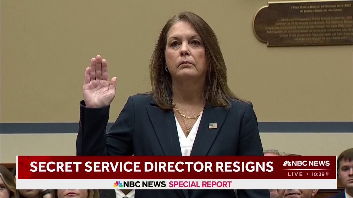 BREAKING: Secret Service Director Kimberly Cheatle has resigned following the assassination attempt on former President Trump, sources say.