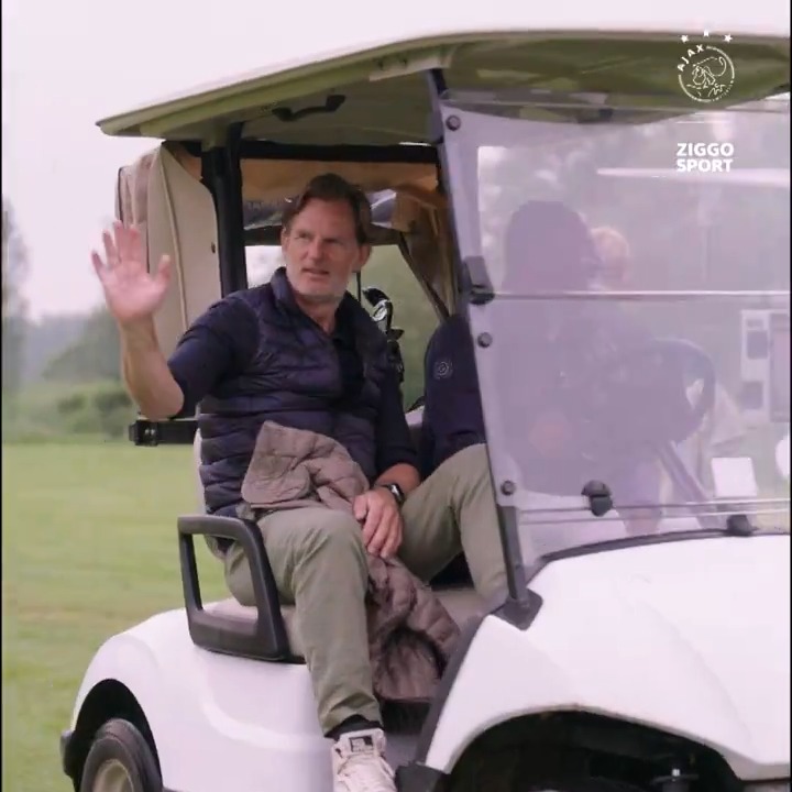 BTS w/ Ronald de Boer &amp; Aron Winter ⛳️ 🔗 Ziggo Sport