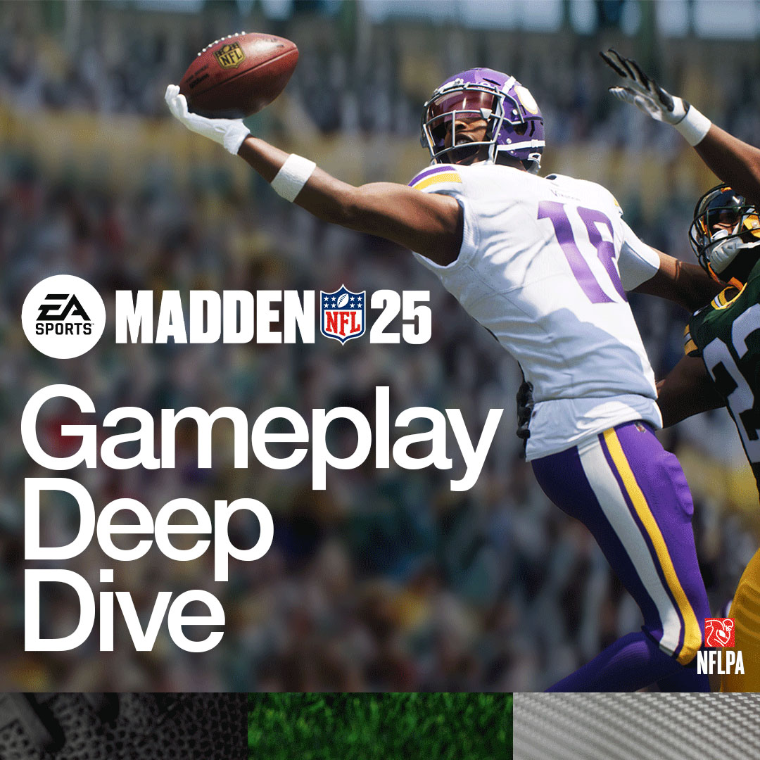 The #Madden25 Gameplay Deep Dive 💥 BOOM Tech 🔧 FieldSENSE Improvements 😎 Signature Animations 🗒️ Playbook Updates Pre-Order Today. Available 8.16.24. 🔗: