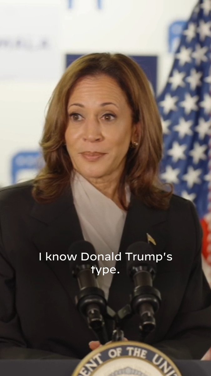 Before I became vice president and before I was elected as U.S. senator, I was the attorney general of California. Before that, I was a prosecutor who took on predators, fraudsters, and cheaters. So I know Donald Trump’s type. In this campaign, I will put my record against his.