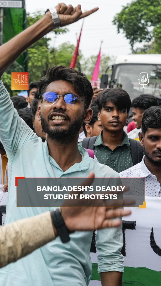 Bangladesh student protests against quotas for government jobs have escalated into the country’s worst unrest in years. 🎧 On #TheTake, we hear from Sami about what could happen next: