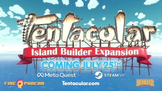 Huge news for all you tentacle loving VR fans - Tentacular is getting a massive update in the Island Builder Expansion! Coming July 25 on Meta Quest + Steam and other platforms soon after that!