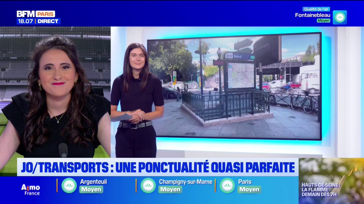 JO: la ponctualité des transports en commun franciliens s'est encore améliorée en juin selon Île-de-France Mobilités