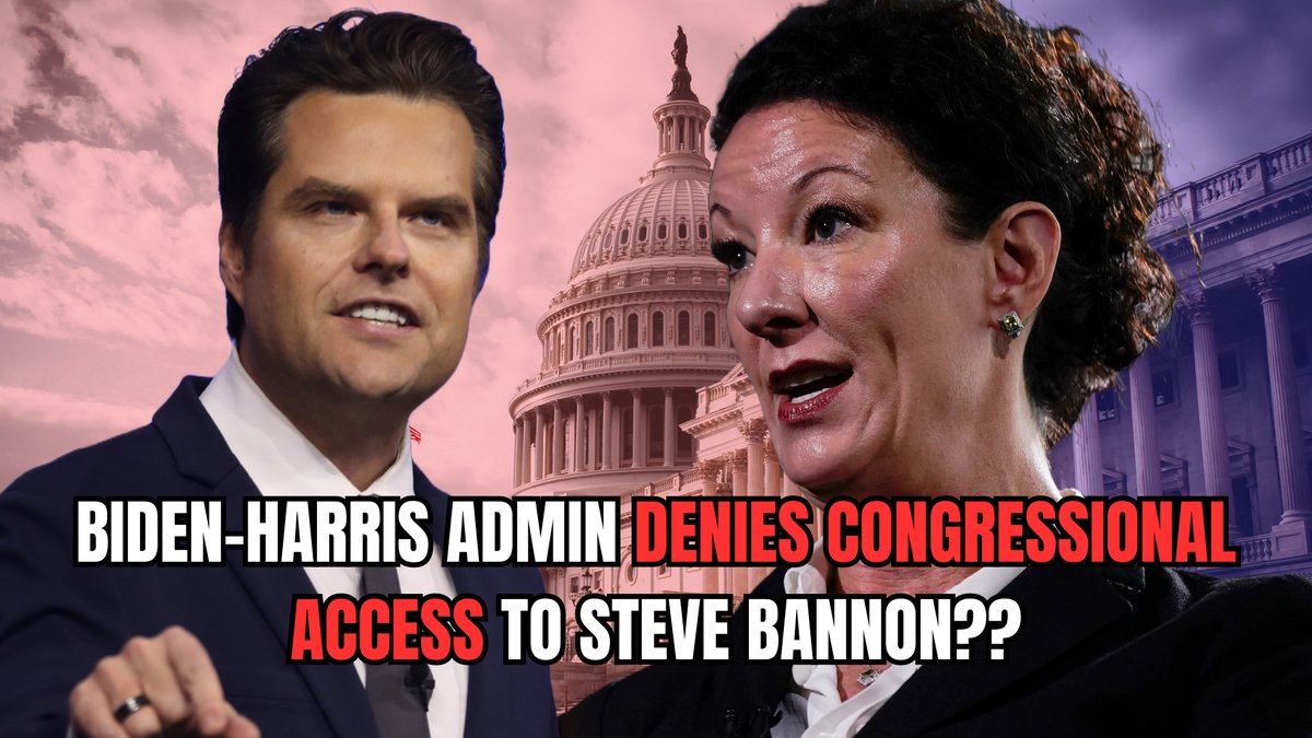 BREAKING: Federal Bureau of Prisons Director REFUSES to commit to allowing Congress to see Steve Bannon in prison!