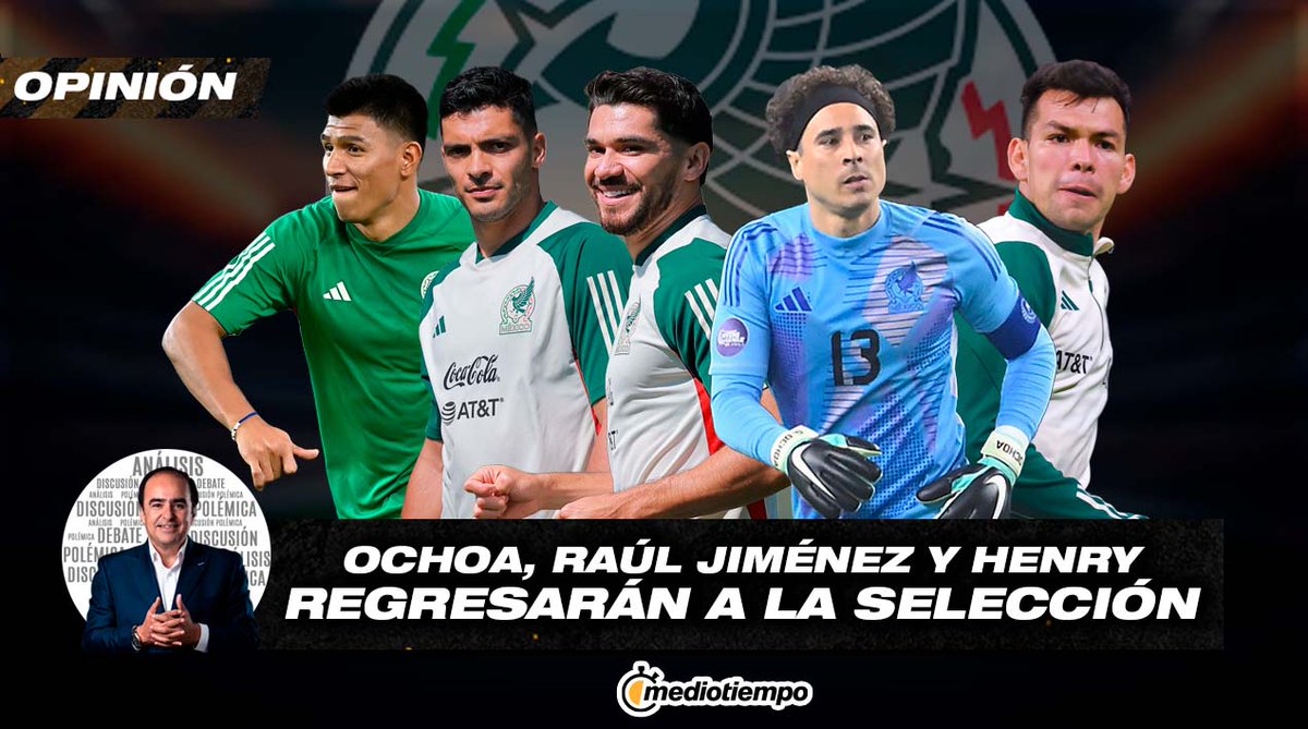 #EnLaMira | "Se acabó la renovación. Javier Aguirre tiene contemplados en su primera convocatoria a jugadores como Guillermo Ochoa, Raúl Jiménez, Chucky Lozano, Henry Martín y Jesús Gallardo" La videocolumna de david medrano felix