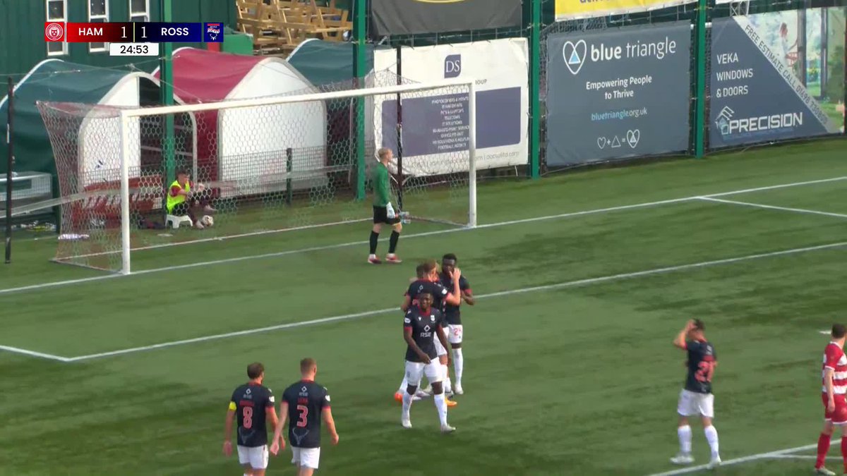 What a goal from Ronan Hale 🤌 The Ross County FC man with a brilliant flick to equalise against the hosts 🔥 #PremierSportsCup | SPFL