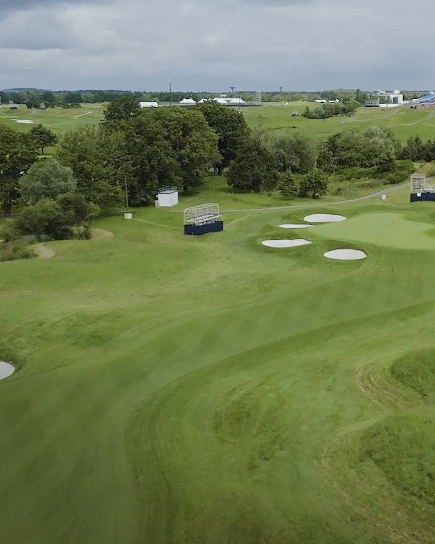 Le Golf National's front nine is looking PRISTINE. 🤌🇫🇷 The men's Olympic golf competition begins on Aug. 1 while the women tee off on Aug. 7. 🎥 @OlympicGolf | #ParisOlympics