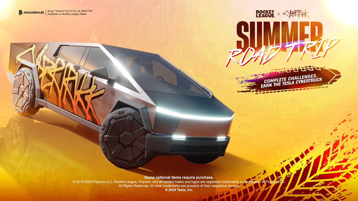 Who doesn’t love a good road trip? Complete quests to unlock the @tesla Cybertruck now!