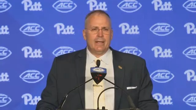 "Accomplishing greatness is trying to be the best you can be in everything you do." Pat Narduzzi is thankful for the leadership of Commissioner Phillips, Joan Gabel &amp; @Pitt_LykeAD #H2P » #AccomplishGreatness