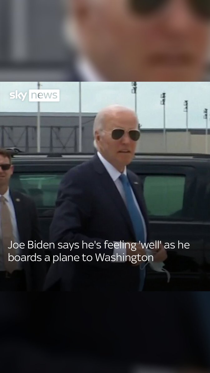 President Joe Biden is asked by reporters if Kamala Harris will beat Donald Trump as he boards a plane to Washington. He will deliver an address on Thursday following his decision not to seek a second term as president.