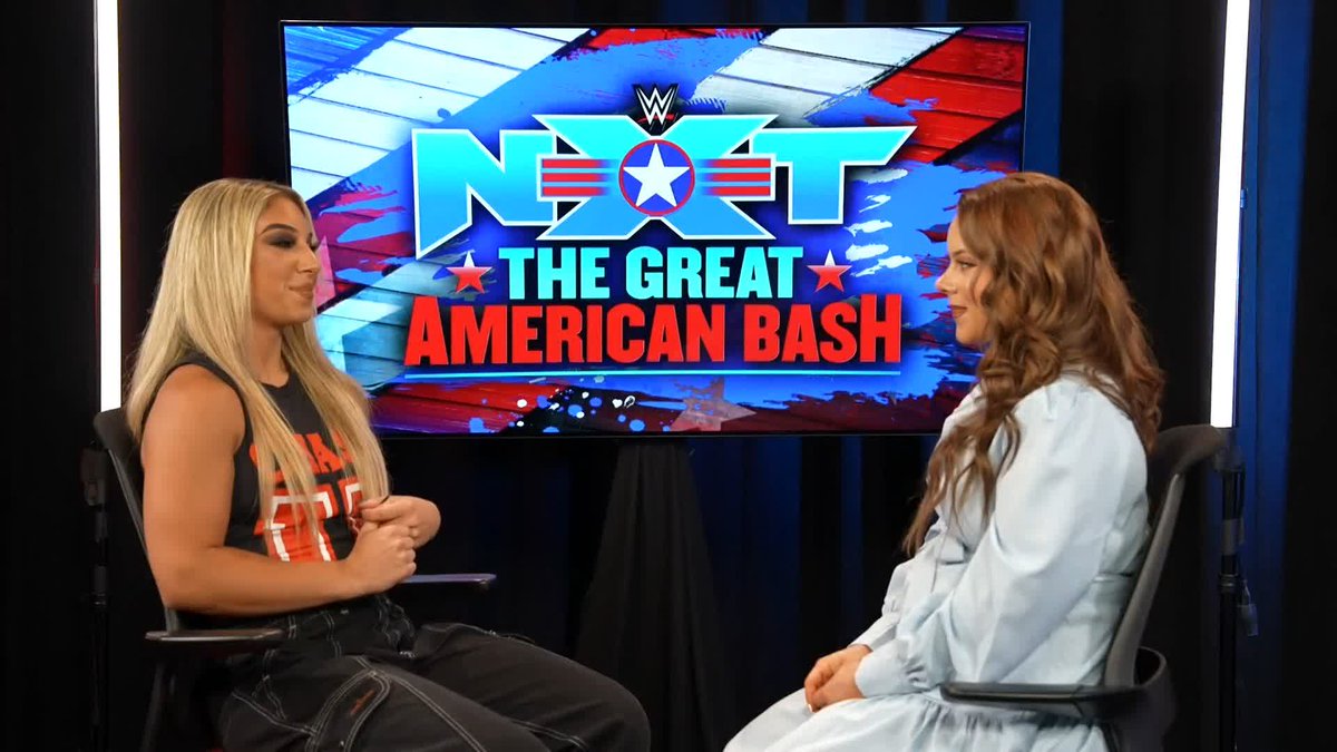 This is a side of Thea Hail we haven't seen before. Ahead of a MASSIVE title match NEXT WEEK at #NXTGAB, THEA HA!L talks to @KellyKincaidWWE about her emotions heading into a potential life-changing match. #WWENXT